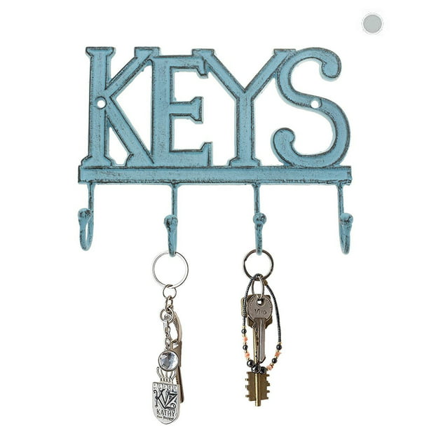 Rustic Cast Iron House Keys Hooks